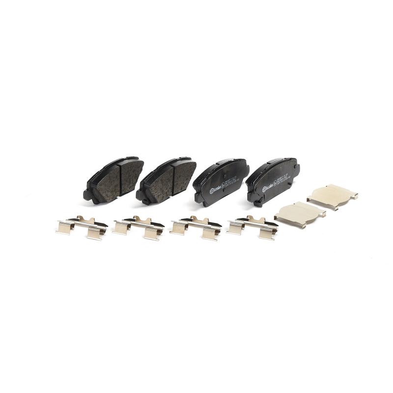 Jeu de 4 plaquettes de frein avant BREMBO P 30 125 - Visuel 1