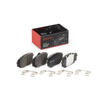 Jeu de 4 plaquettes de frein avant BREMBO OEM 58101N7A10