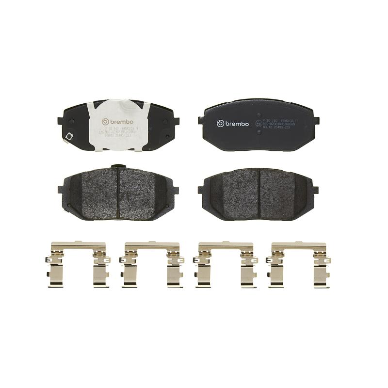 Jeu de 4 plaquettes de frein avant BREMBO P 30 140 - Visuel 2