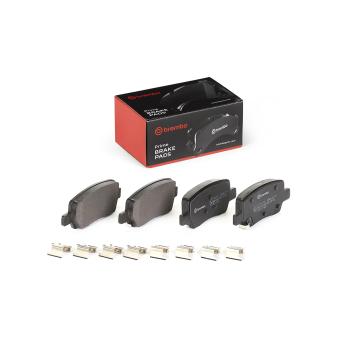 Jeu de 4 plaquettes de frein arrière BREMBO P 30 141 pour HYUNDAI SANTA FÉ 2.2 CRDi HTRAC - 201cv