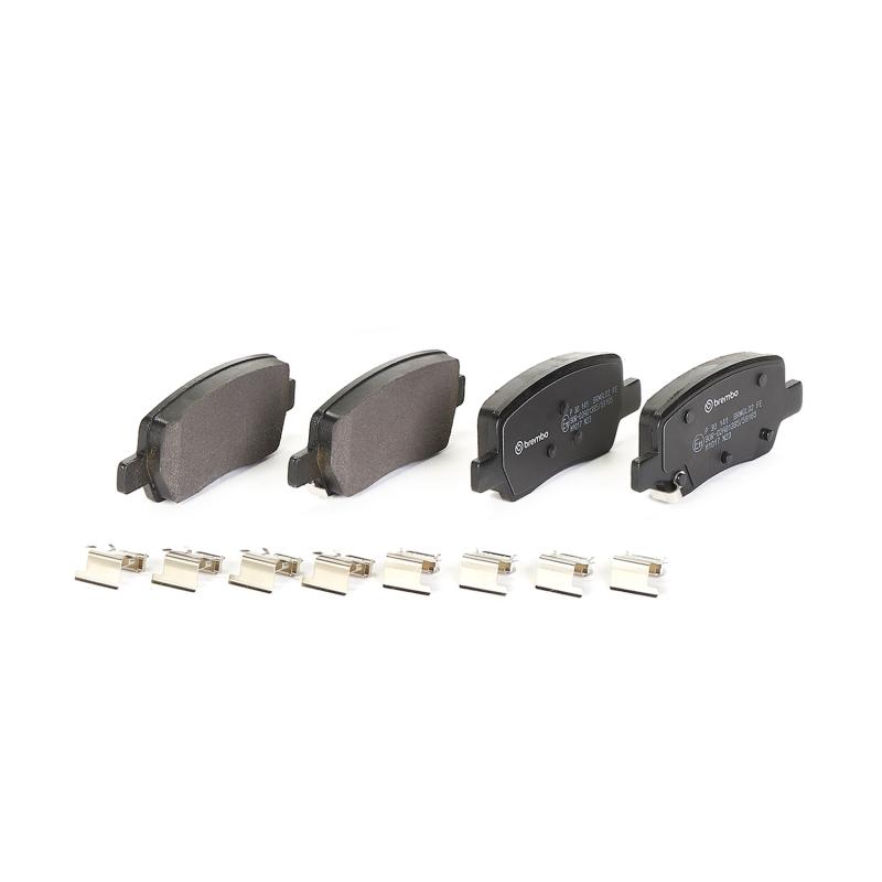 Jeu de 4 plaquettes de frein arrière BREMBO P 30 141 - Visuel 1