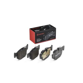 Jeu de 4 plaquettes de frein arrière BREMBO P 36 039 pour JAGUAR F-PACE 5.0 SVR AWD - 551cv