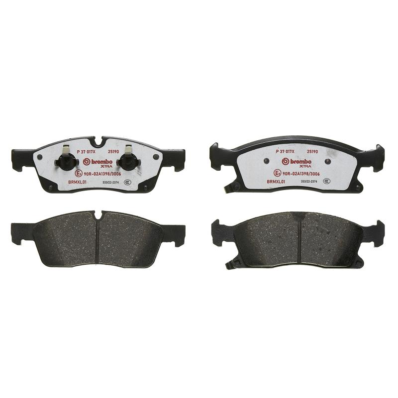 Jeu de 4 plaquettes de frein avant BREMBO P 37 017X - Visuel 2