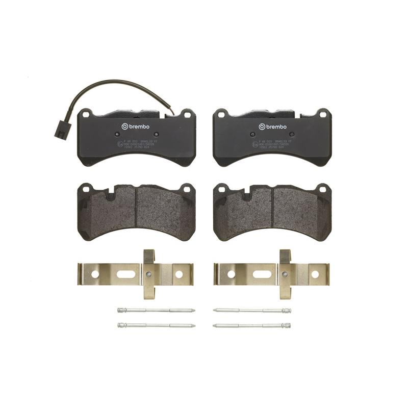 Jeu de 4 plaquettes de frein avant BREMBO P 48 003 - Visuel 2