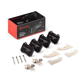 Jeu de 4 plaquettes de frein avant BREMBO OEM 673012040