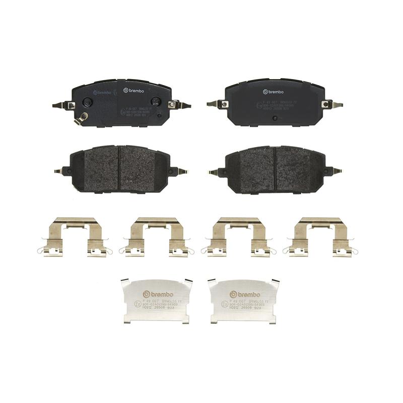 Jeu de 4 plaquettes de frein avant BREMBO P 49 067 - Visuel 2