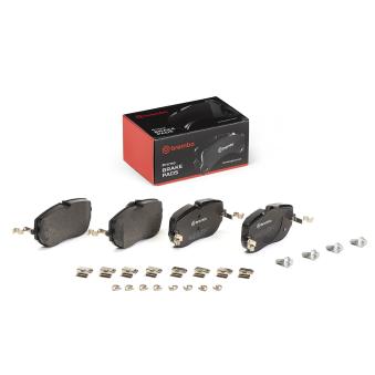 Jeu de 4 plaquettes de frein avant BREMBO P 50 173 pour MERCEDES-BENZ CLE CLE 200 - 204cv