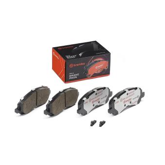 Jeu de 4 plaquettes de frein avant BREMBO OEM MZ690348 Jeu de 4 plaquettes de frein avant BREMBO OEM MZ690348