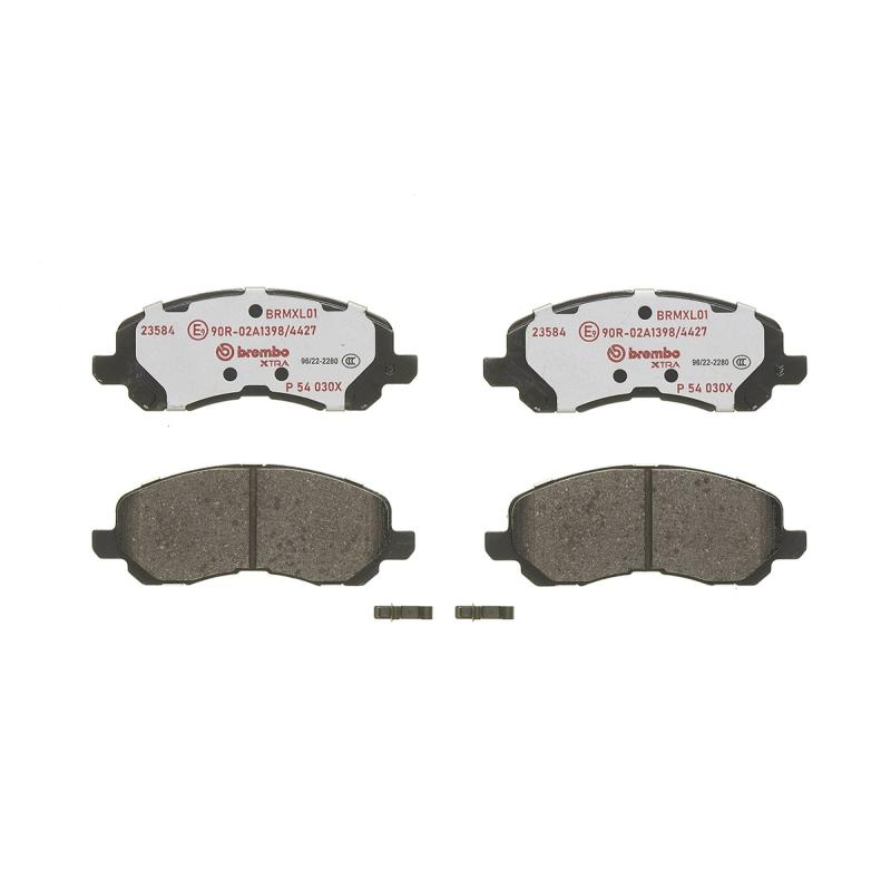 Jeu de 4 plaquettes de frein avant BREMBO P 54 030X - Visuel 2
