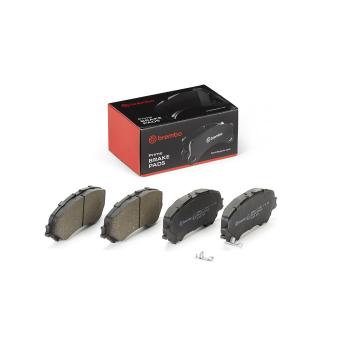 Jeu de 4 plaquettes de frein avant BREMBO OEM D10604EA0AVA