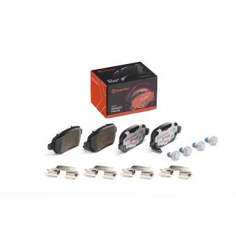 Jeu de 4 plaquettes de frein arrière BREMBO OEM 1605967