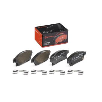 Jeu de 4 plaquettes de frein avant BREMBO OEM 13356286