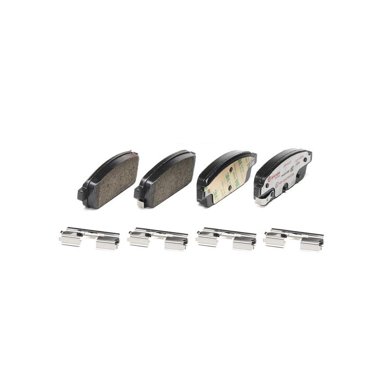 Jeu de 4 plaquettes de frein arrière BREMBO P 59 080X - Visuel 1