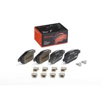 Jeu de 4 plaquettes de frein avant BREMBO OEM ZQ92341380