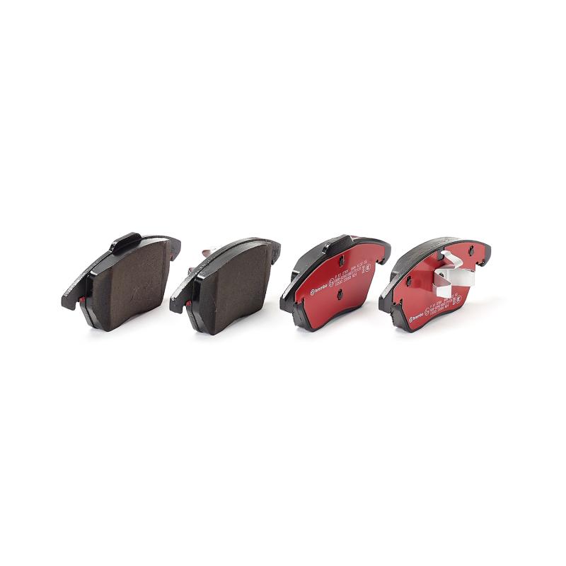 Jeu de 4 plaquettes de frein avant BREMBO P 61 076X - Visuel 1
