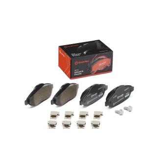 Jeu de 4 plaquettes de frein avant BREMBO OEM 1635058180