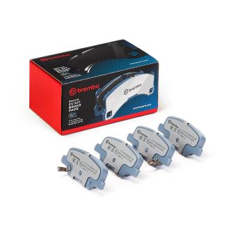 Jeu de 4 plaquettes de frein arrière BREMBO OEM 4605B070