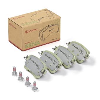 Jeu de 4 plaquettes de frein avant BREMBO [P 61 133G]