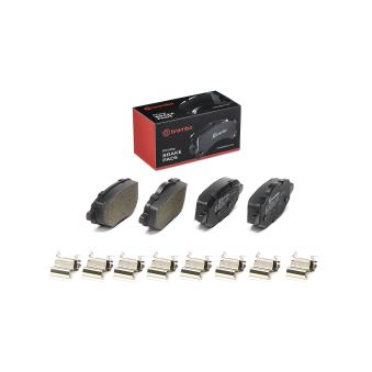Jeu de 4 plaquettes de frein arrière BREMBO OEM 1643574280