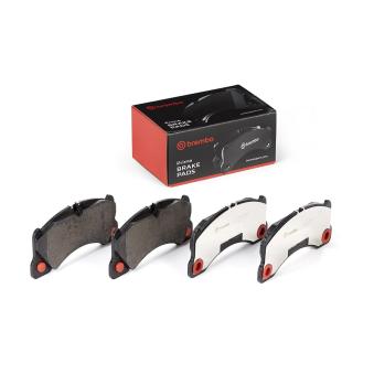 Jeu de 4 plaquettes de frein avant BREMBO OEM 95B698151AC