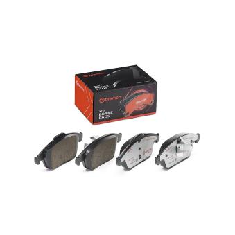 Jeu de 4 plaquettes de frein avant BREMBO OEM 410605055R