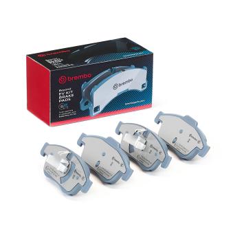 Jeu de 4 plaquettes de frein avant BREMBO OEM 410607115R