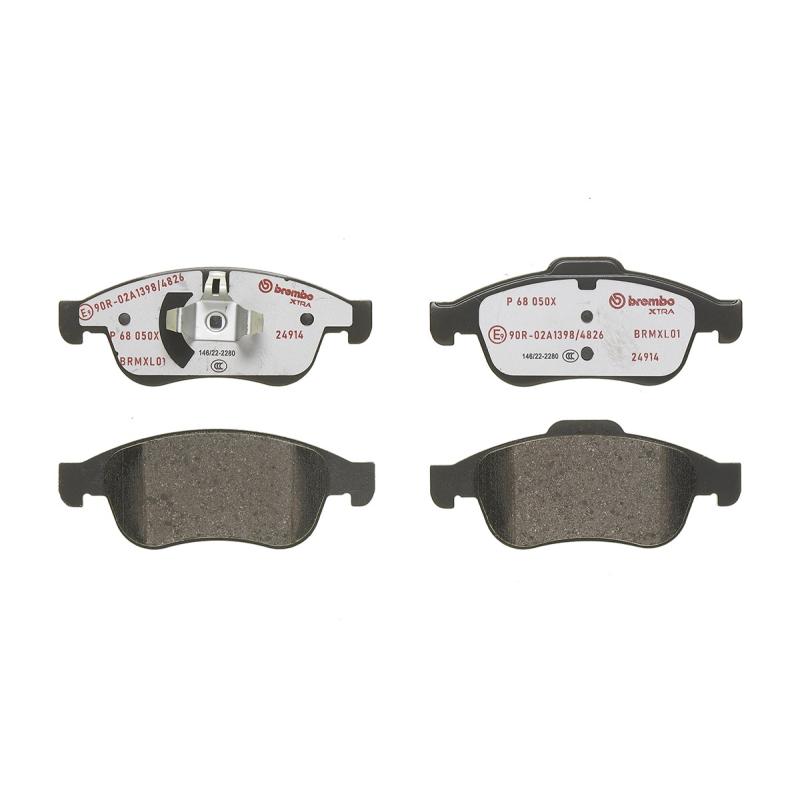 Jeu de 4 plaquettes de frein avant BREMBO P 68 050X - Visuel 2
