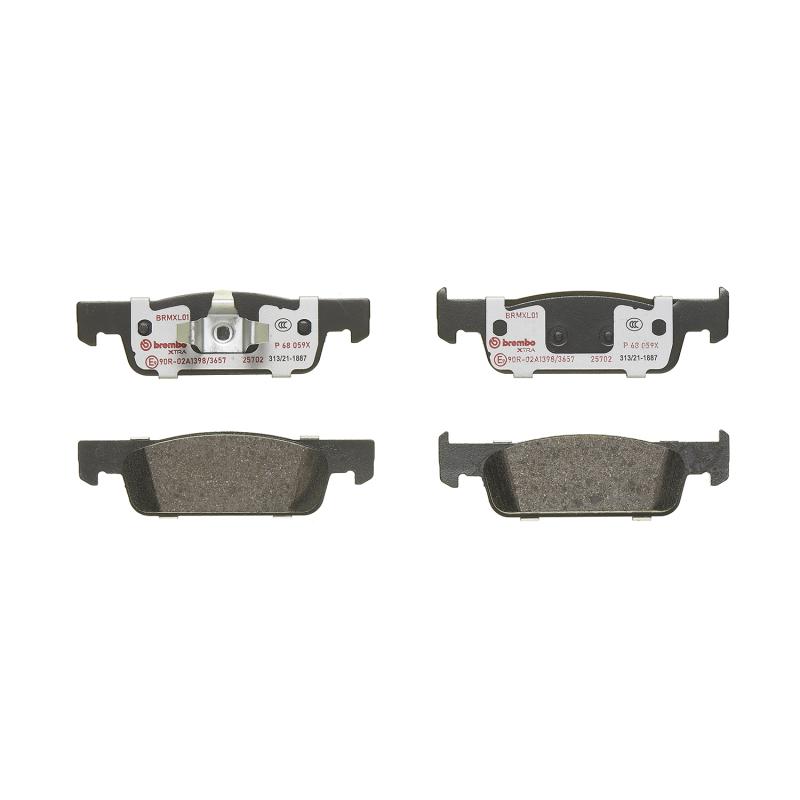 Jeu de 4 plaquettes de frein avant BREMBO P 68 059X - Visuel 2