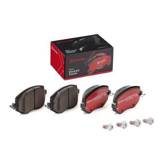 Jeu de 4 plaquettes de frein avant BREMBO OEM 410603407R