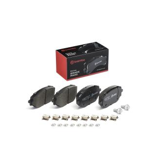 Jeu de 4 plaquettes de frein avant BREMBO [P 68 073]