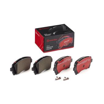 Jeu de 4 plaquettes de frein avant BREMBO OEM MN116286