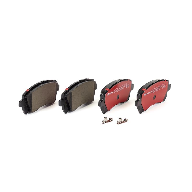 Jeu de 4 plaquettes de frein avant BREMBO P 78 010X - Visuel 1