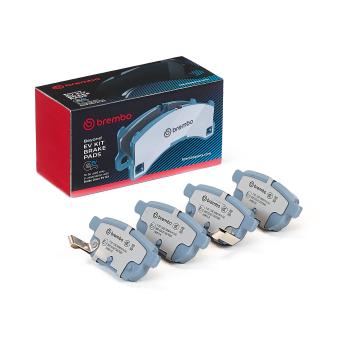 Jeu de 4 plaquettes de frein arrière BREMBO OEM 0446676011