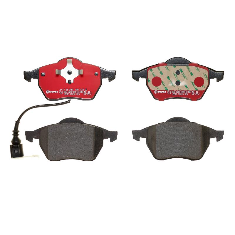 Jeu de 4 plaquettes de frein avant BREMBO P 85 045X - Visuel 2