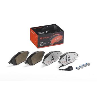 Jeu de 4 plaquettes de frein avant BREMBO OEM 5Q0698151G