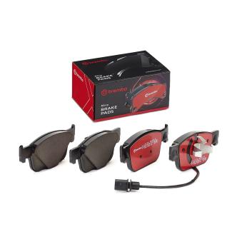 Jeu de 4 plaquettes de frein avant BREMBO OEM 8W0698151K