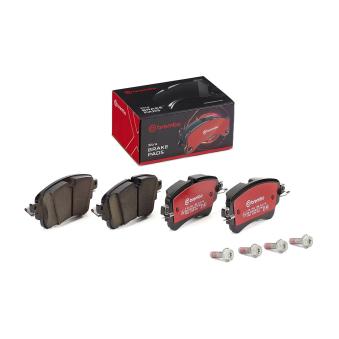 Jeu de 4 plaquettes de frein arrière BREMBO OEM 8W0698451BE