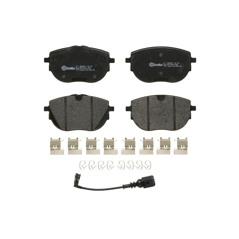 Jeu de 4 plaquettes de frein avant BREMBO P 85 187 - Visuel 2
