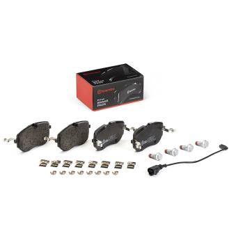 Jeu de 4 plaquettes de frein avant BREMBO P 85 192 pour VOLKSWAGEN ID.4 GTX 4motion - 340cv