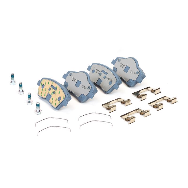 Jeu de 4 plaquettes de frein avant BREMBO P 86 033E - Visuel 1