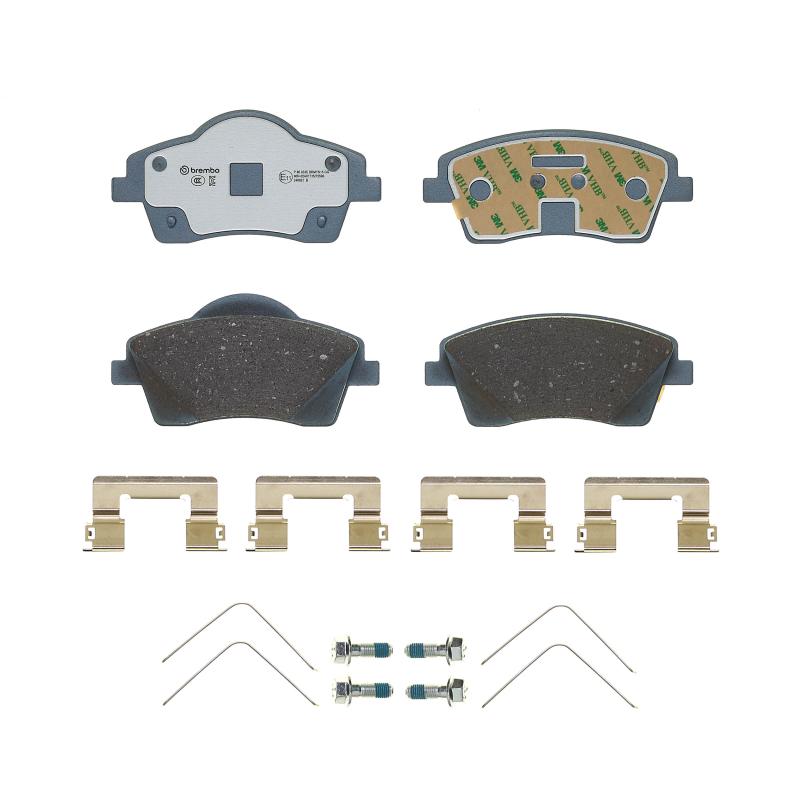 Jeu de 4 plaquettes de frein avant BREMBO P 86 033E - Visuel 2
