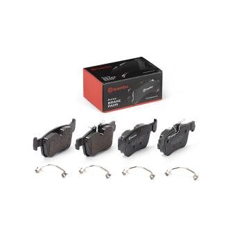 Jeu de 4 plaquettes de frein arrière BREMBO OEM 32287431