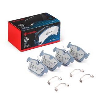 Jeu de 4 plaquettes de frein arrière BREMBO OEM 32287431