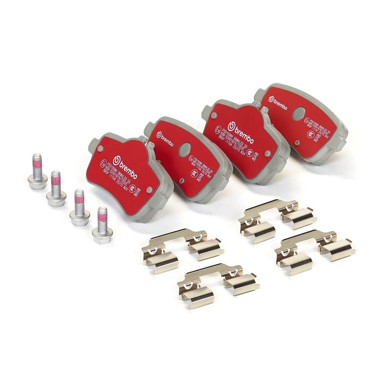 Jeu de 4 plaquettes de frein avant BREMBO P50100NX - Visuel 1