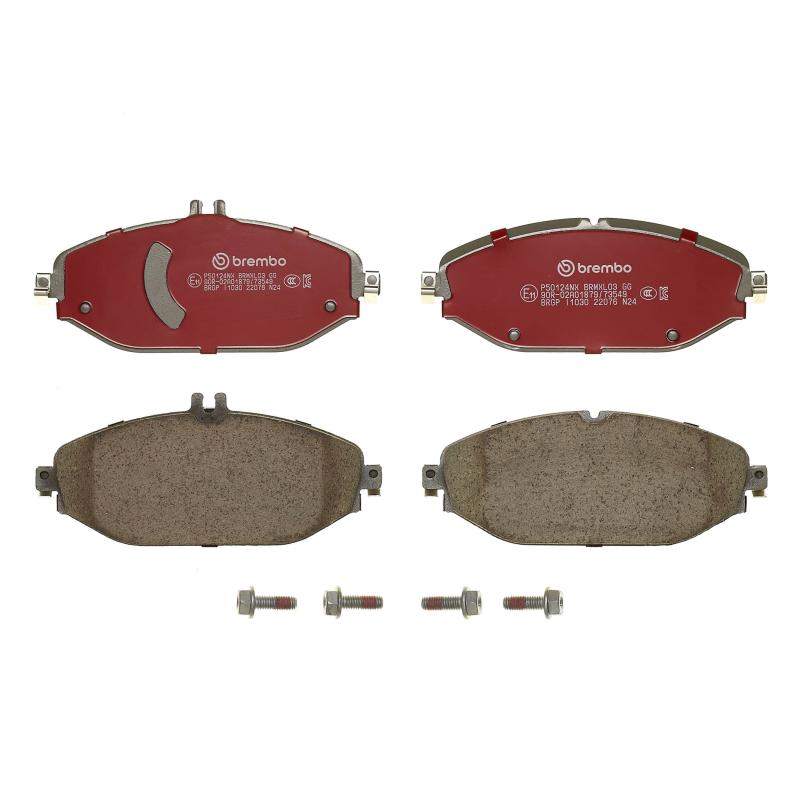 Jeu de 4 plaquettes de frein avant BREMBO P50124NX - Visuel 2