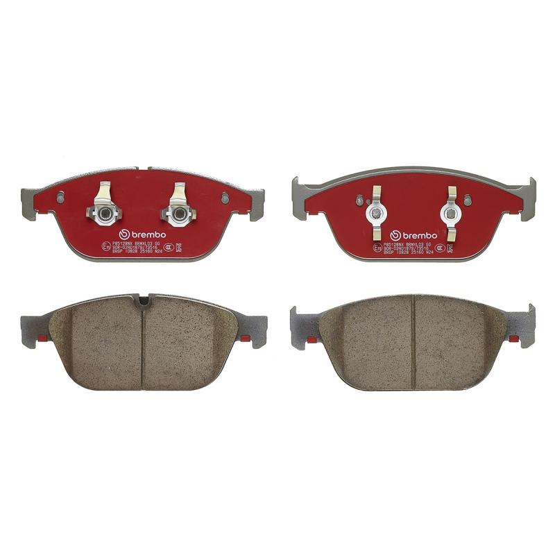 Jeu de 4 plaquettes de frein avant BREMBO P85128NX - Visuel 2