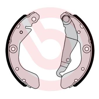 Jeu de mâchoires de frein BREMBO OEM 95017074