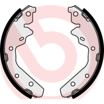 Jeu de mâchoires de frein BREMBO S 11 502 pour CHRYSLER NEON 2.0 16V - 145cv