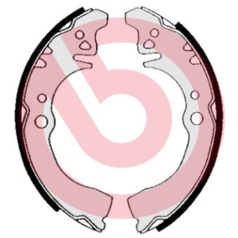 Jeu de mâchoires de frein BREMBO OEM 4742087503