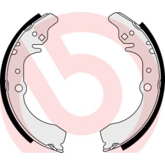 Jeu de mâchoires de frein BREMBO OEM 0449587714